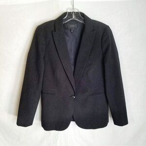 J. Crew Textured Black Blazer Size 6